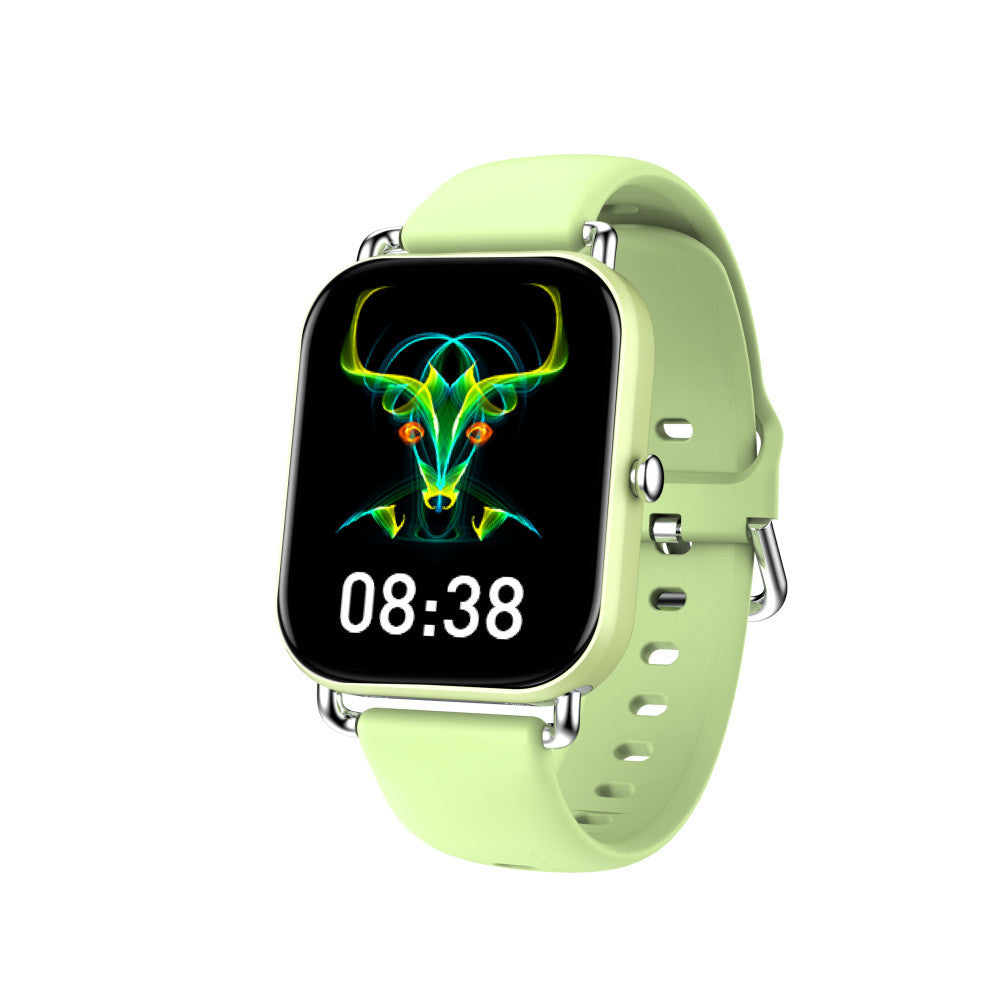 Stylish Micro-engraved Smart Watch: Body Temperature & Collision Color Sports Mode