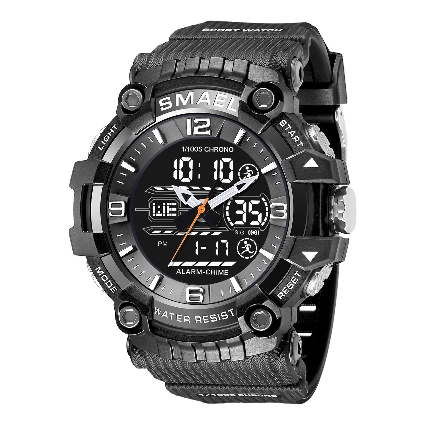 Sporty Luminous Waterproof Alarm Watch