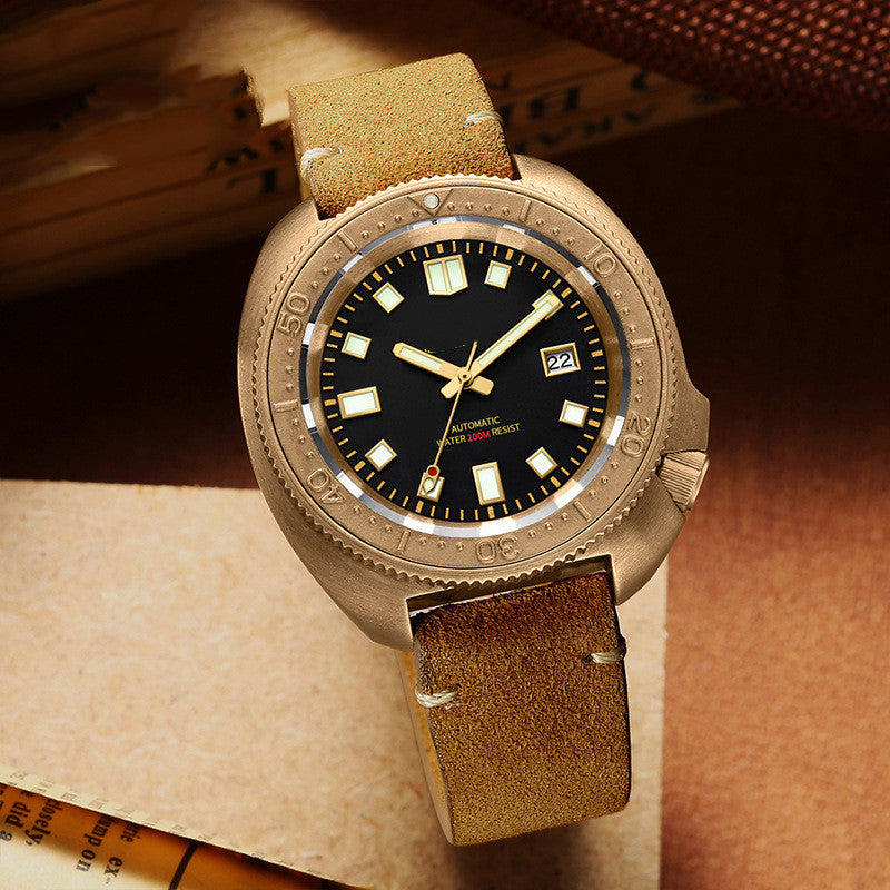 Exceptional Men's Automatic Bronze Dive Watch