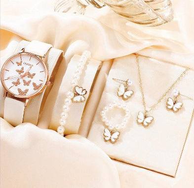 Charming Women's Fashion Watch & Jewelry Set