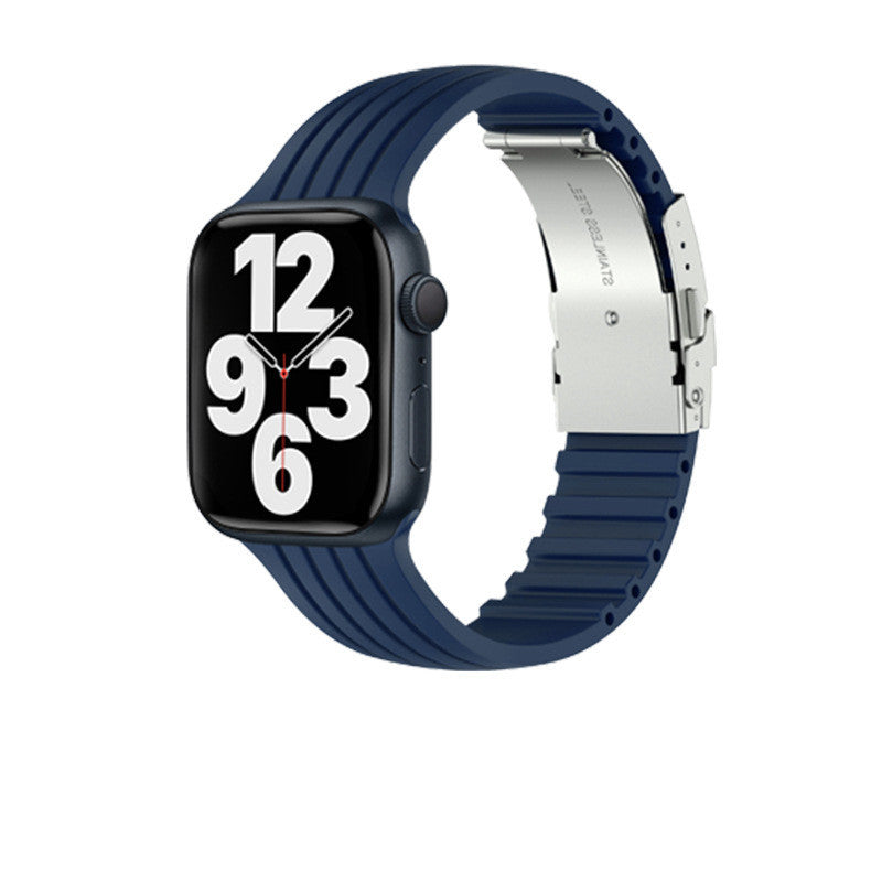 Silicone Stripe Strap for Apple Watch