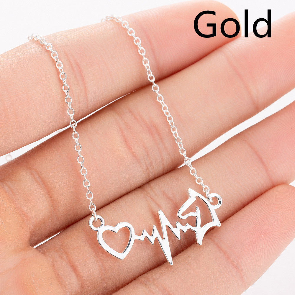 Pet Dog Heartbeat Monitor Necklace