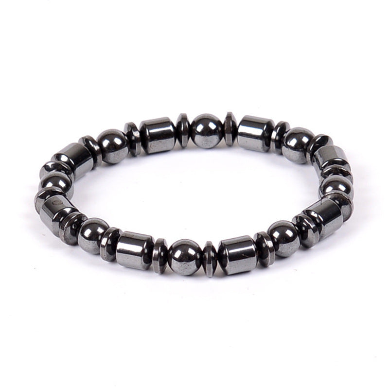 Black Stone Magnetic Therapy Bracelet for Wellness