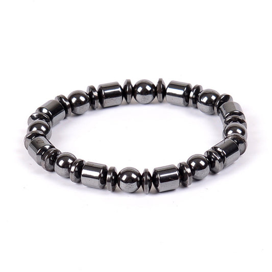 Black Stone Magnetic Therapy Bracelet for Wellness