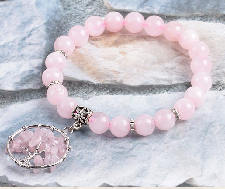 Crystal and Chakra Beaded Bracelet