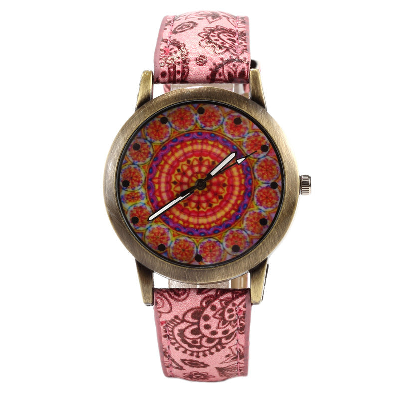 Captivating Kaleidoscope Quartz Watch