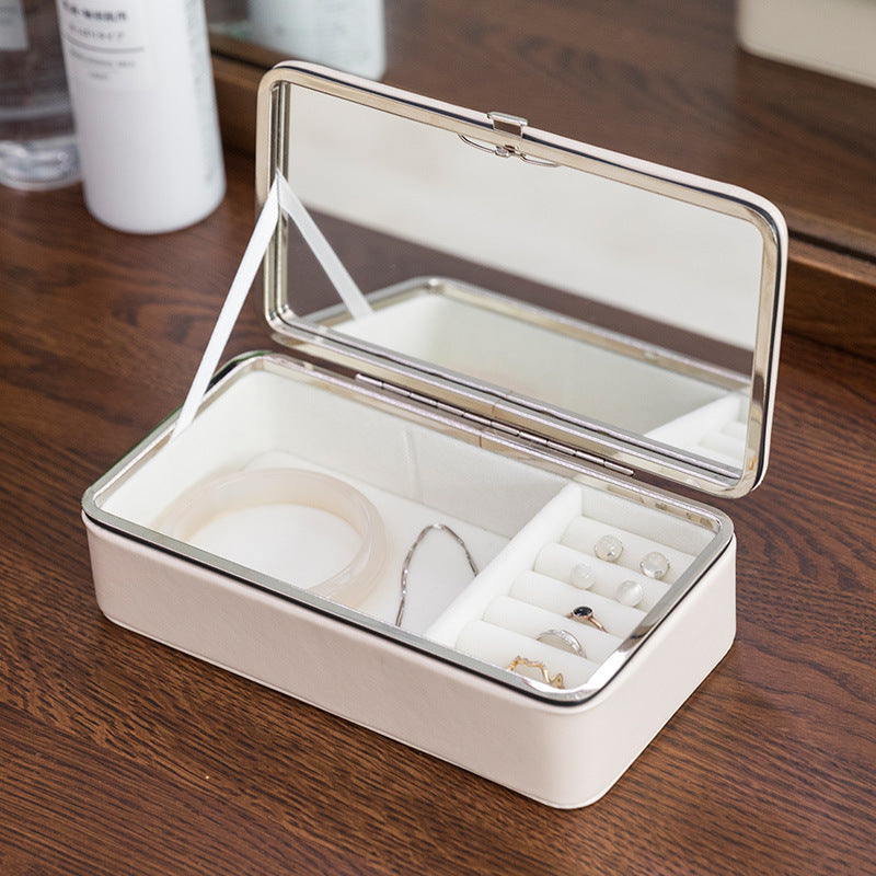 Portable PU Jewelry Storage Box