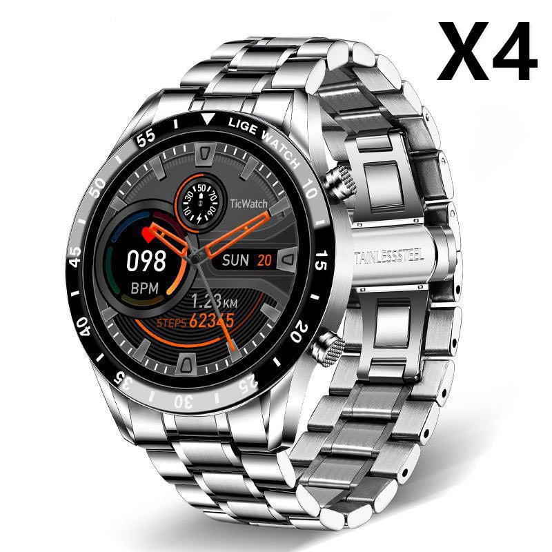 Smart Pedometer Watch with Heart Rate & Blood Oxygen Detection