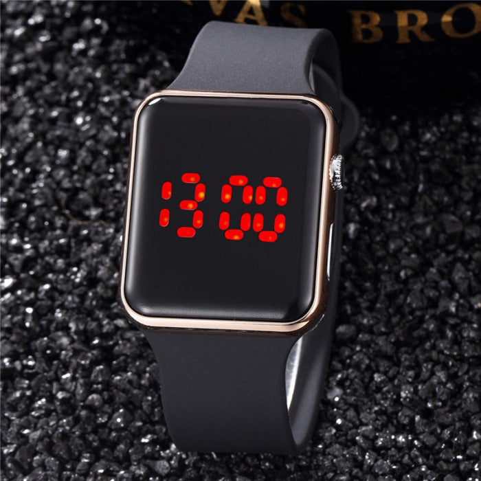 NAVIFORCE 9144 Men's Gold Sport LED Analog Digital Watch