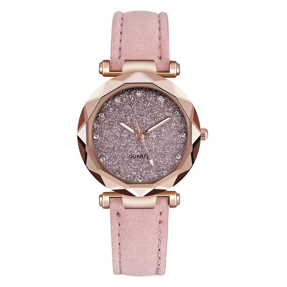 Elegant Starry Sky Dial Watch