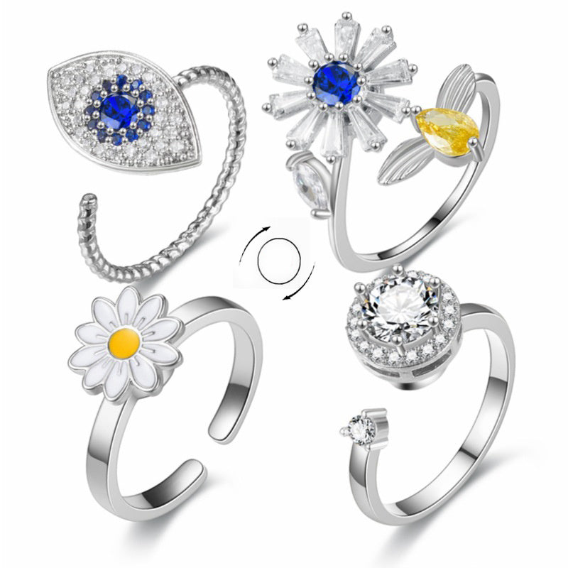 Fashionable Anxiety Spinner Rings