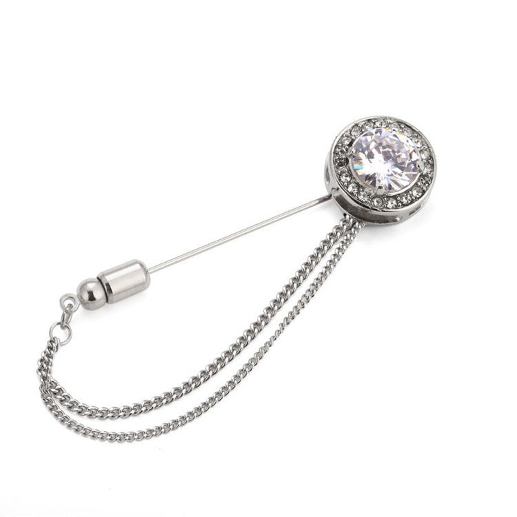 Classy Noble Geometric Brooch