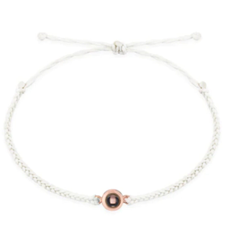 Personalized Photo Projection "I Love You" Bracelet