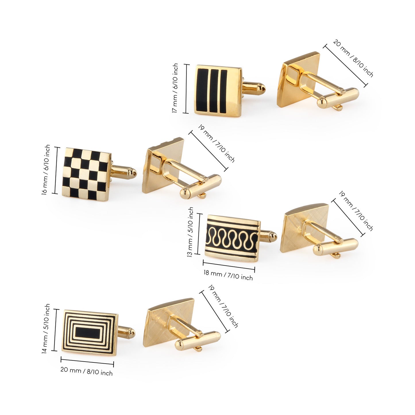 Gold Cufflinks For Men