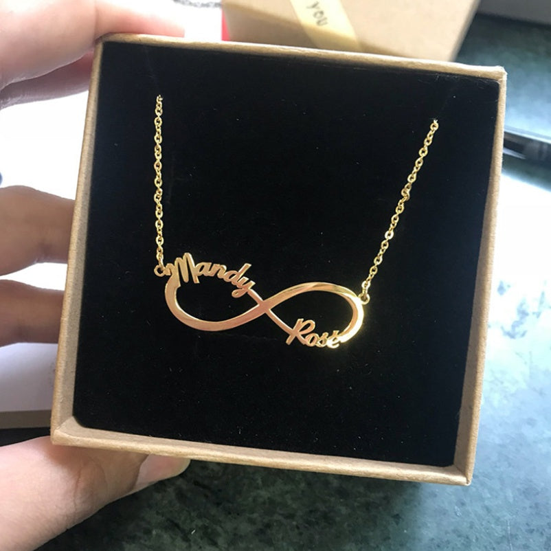 Custom Infinity Name Necklace