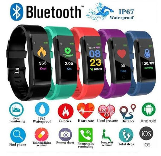 ID115Plus Smart Bracelet: Activity, Health, and Connectivity