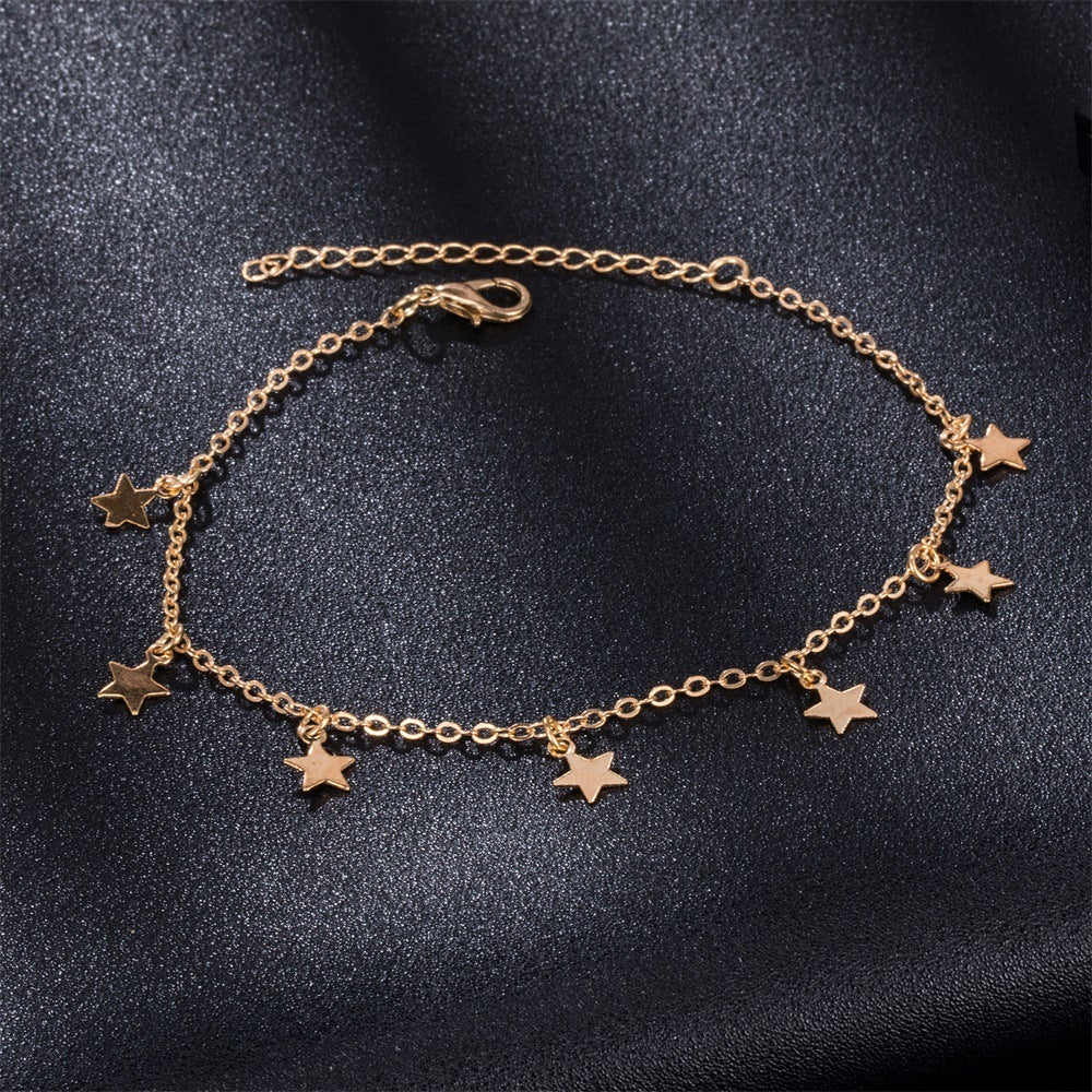 Simple Star Anklet Fashion Jewelry