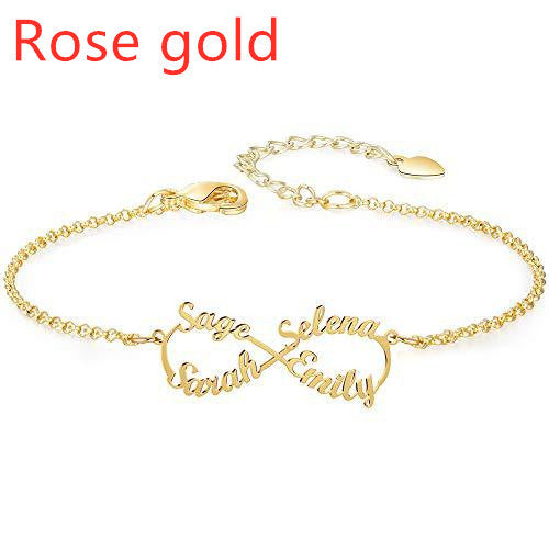 Personalized Titanium Steel Name Bracelet