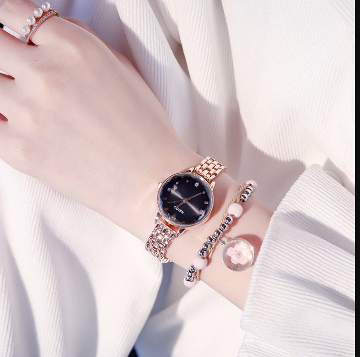 Women's Sleek Alloy Quartz Watch