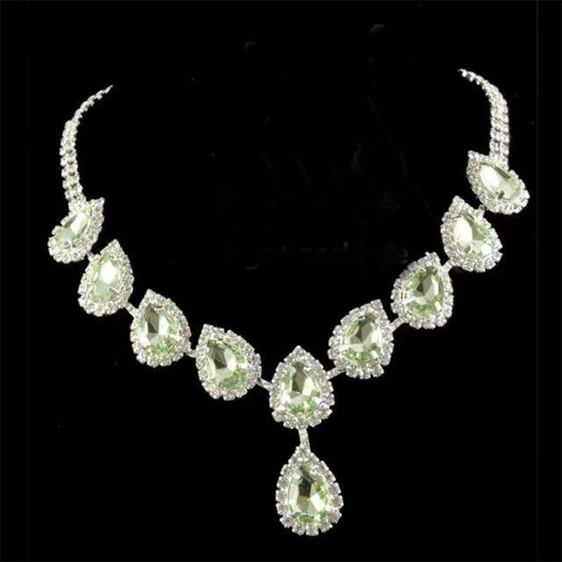 Dazzling Zirconia Gemstone Jewelry Set