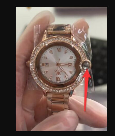 Elegant Rose Gold & Steel Ladies' Waterproof Watch