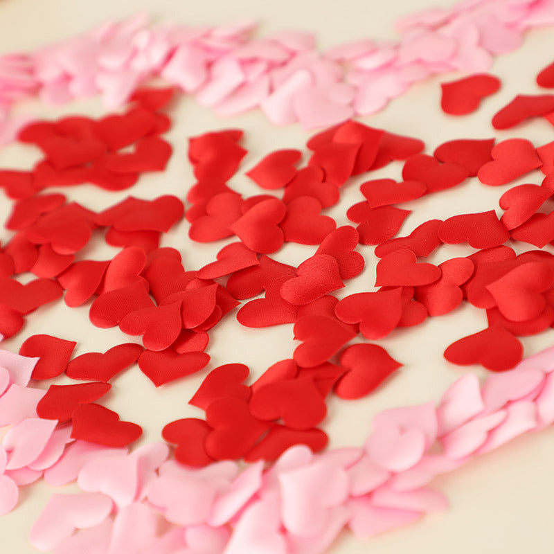 Romantic Fabric Wedding Bed Confetti Flowers