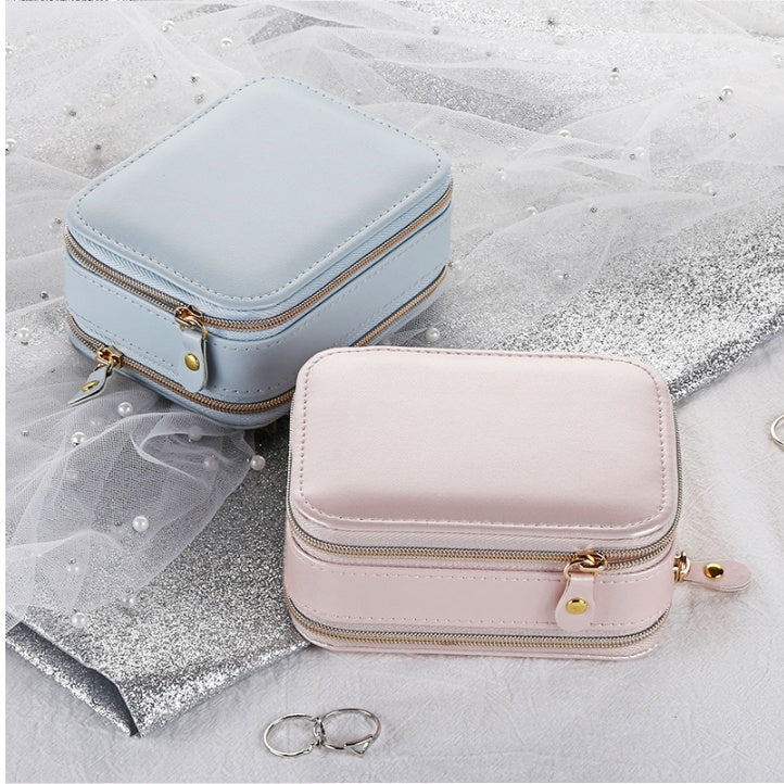 Portable PU Jewelry Storage Box