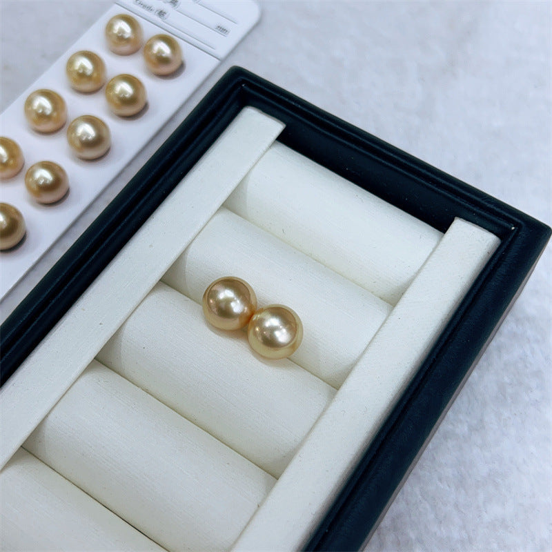 Seawater Gold Pearl Ear Studs