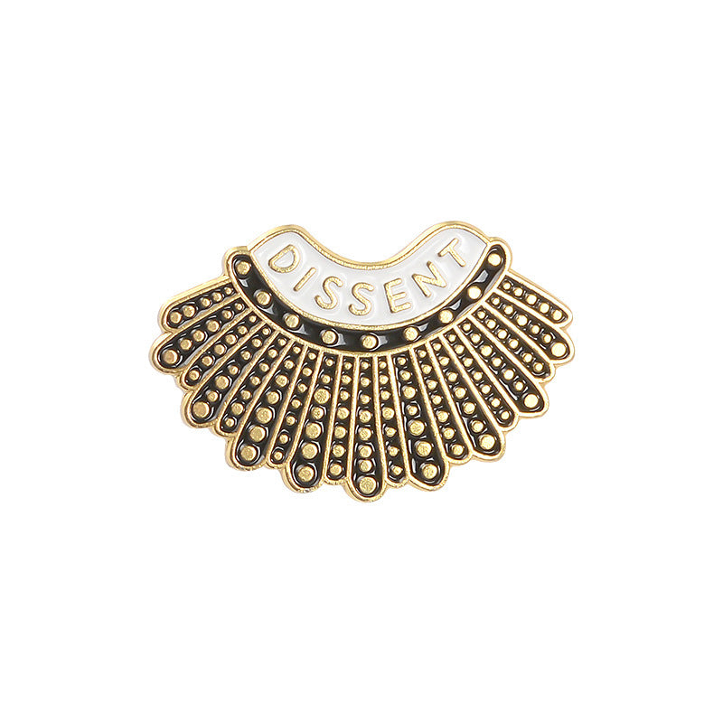Ruth Bader Ginsburg Feminist Emblem Brooch
