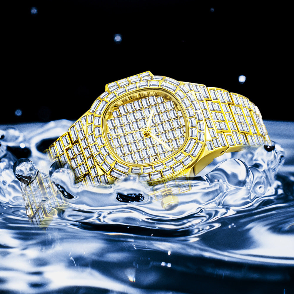 Men's Waterproof Digital Quartz Watch
