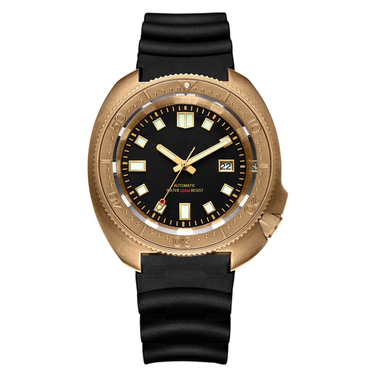 Exceptional Men's Automatic Bronze Dive Watch