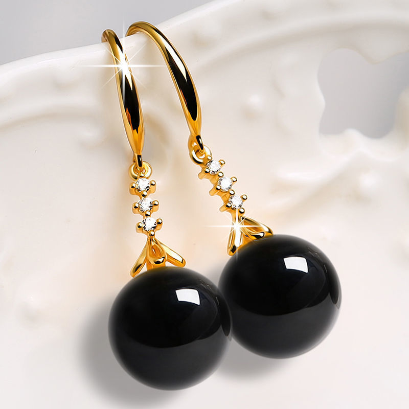 Elegant Chalcedony & Agate Earrings