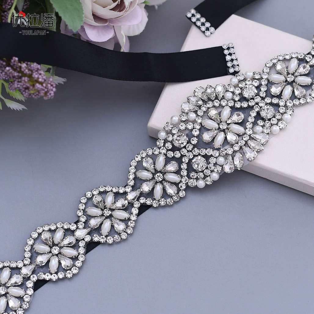 Sparkling Rhinestone Bridal Wedding Belt