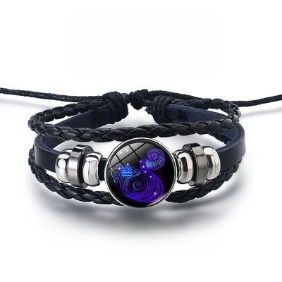 Zodiac Luminous Starry Sky Bracelet