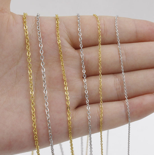 Peach Heart Shaped Initial Necklace - Gold & Silver Clavicle Chain Pendant