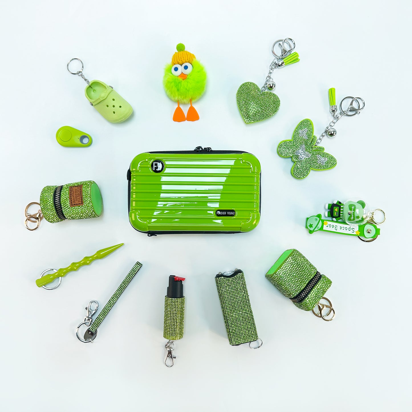 Fix Keychain Set - Lime Green