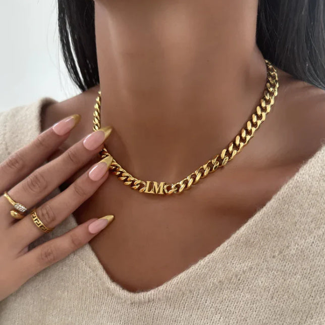Personalized Cuban Chain Name Necklace