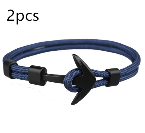Nautical Anchor Braided Bracelet
