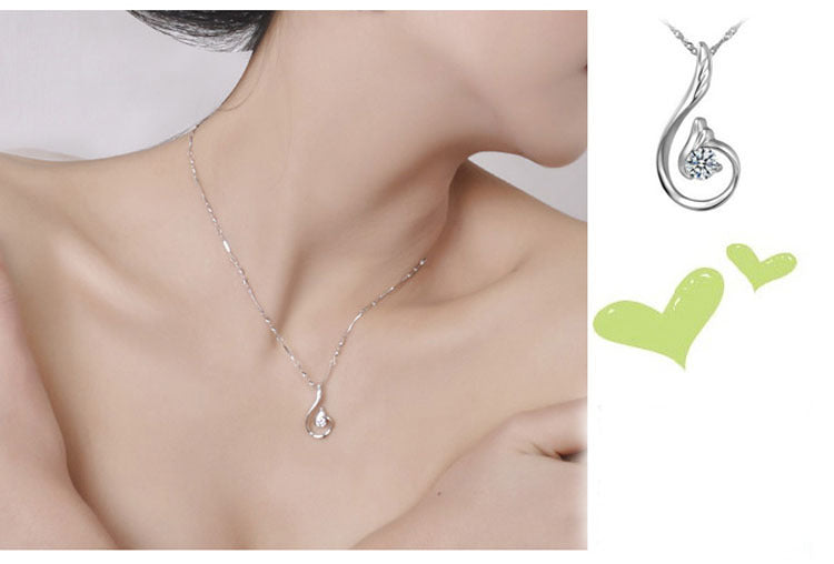 Fire Phoenix Zircon Pendant Necklace