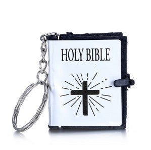 Mini English Holy Bible Keychain - 170 Miniature pages