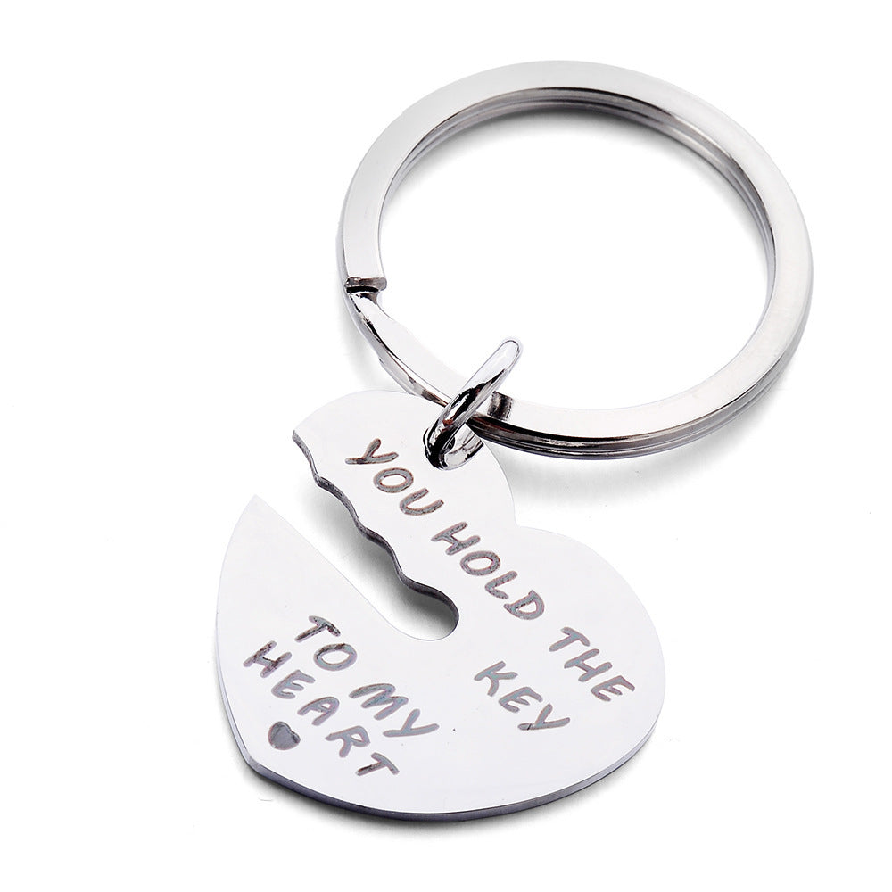 Popular Heart-shaped Keychain Set