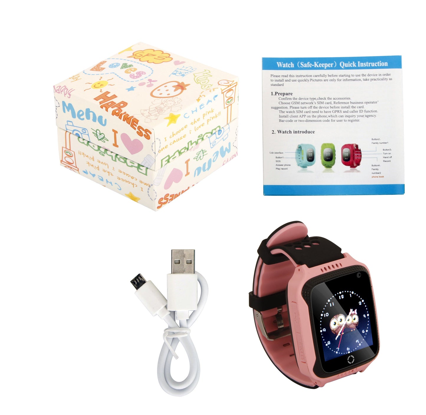 M05 Kids' Touch Camera Smartwatch