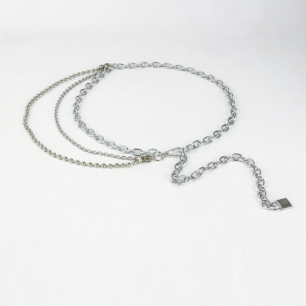 Multilayer Metal Waist Chain Belt - Hip Hop Punk Jewelry for Women