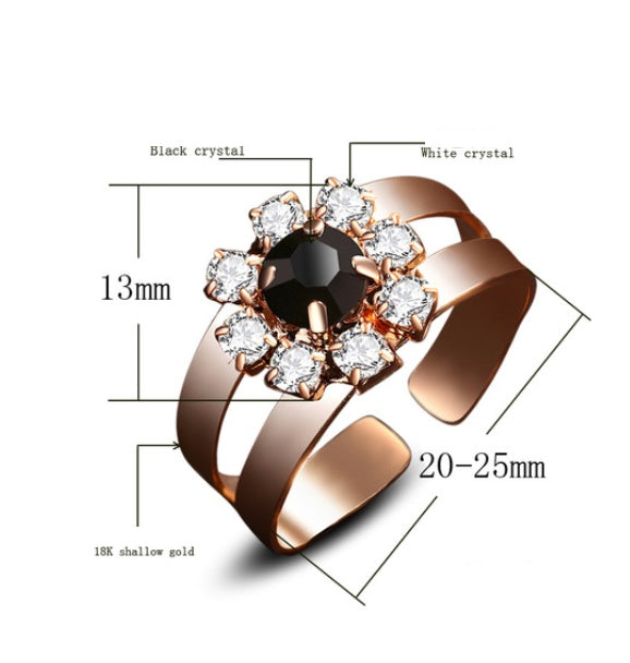 Enchanting Four-Piece Flower Jewelry Set