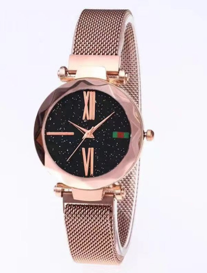 Mesmerizing Starry Sky Diamond Quartz Watch