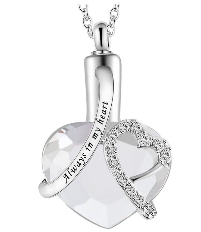 "Always in My Heart" Urn Pendant & Perfume Bottle