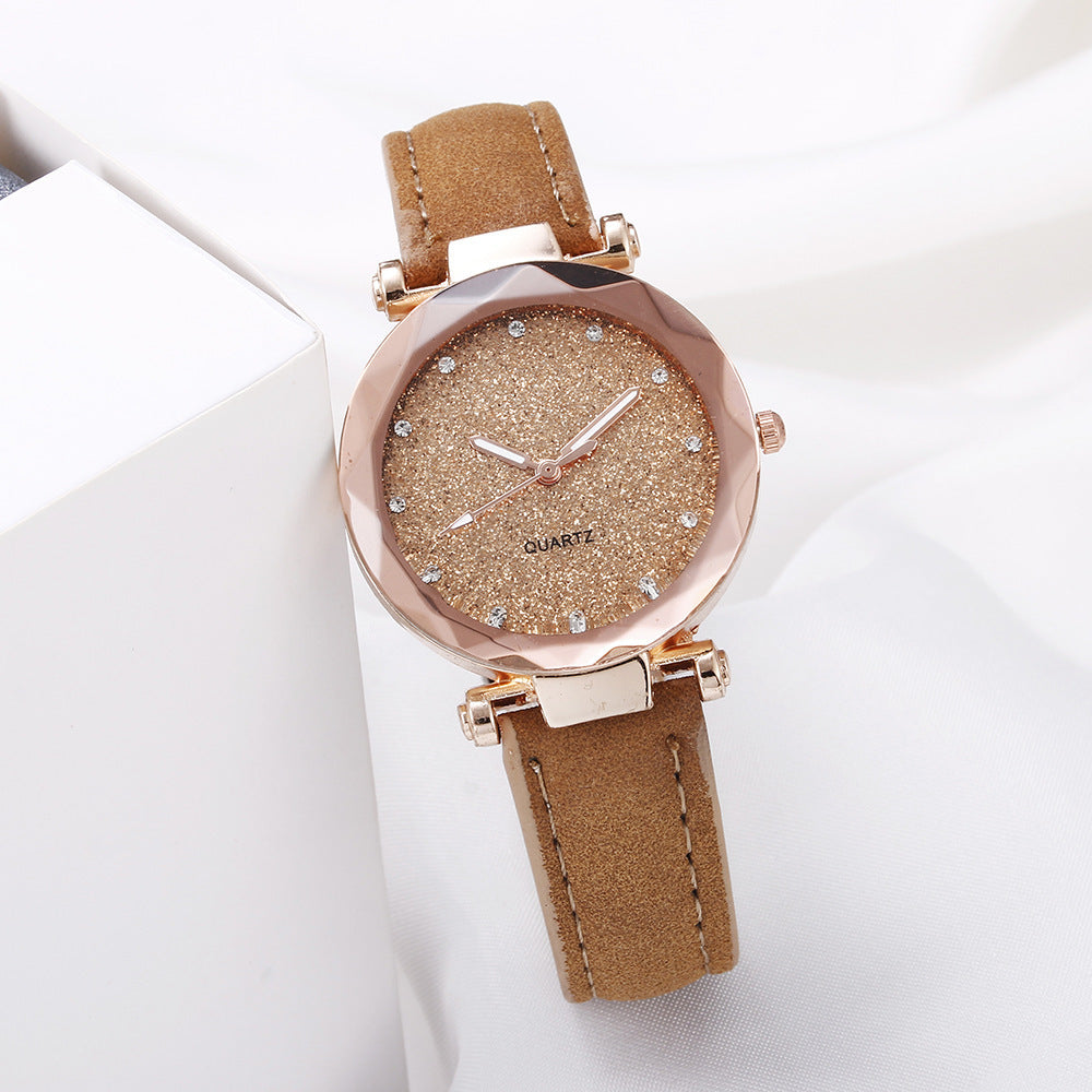 Timeless Elegance: Starry Sky Women's Wrist Watch