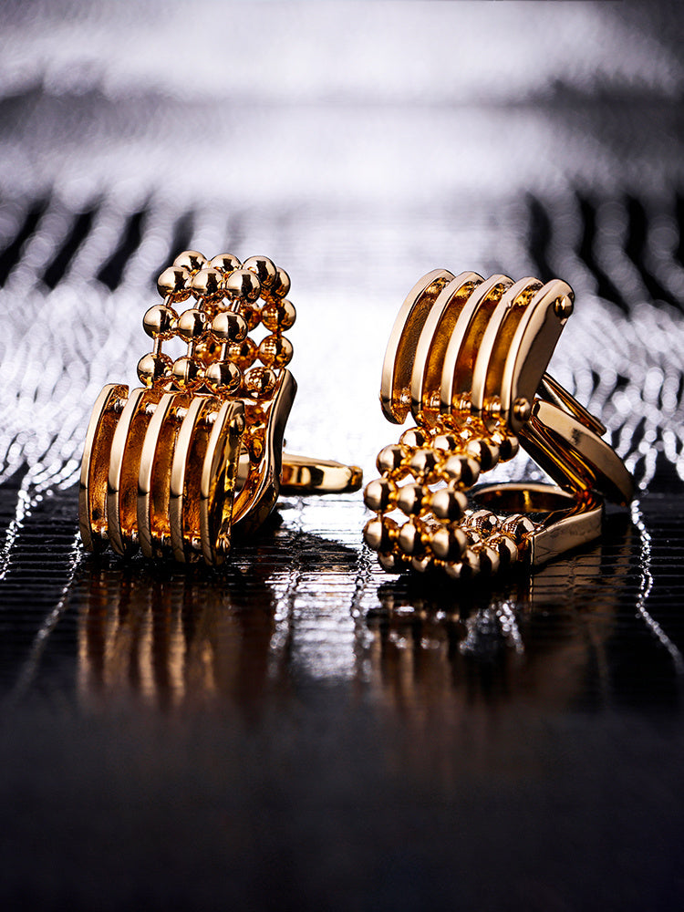Men's Large Chain High-End Shirt Cufflinks