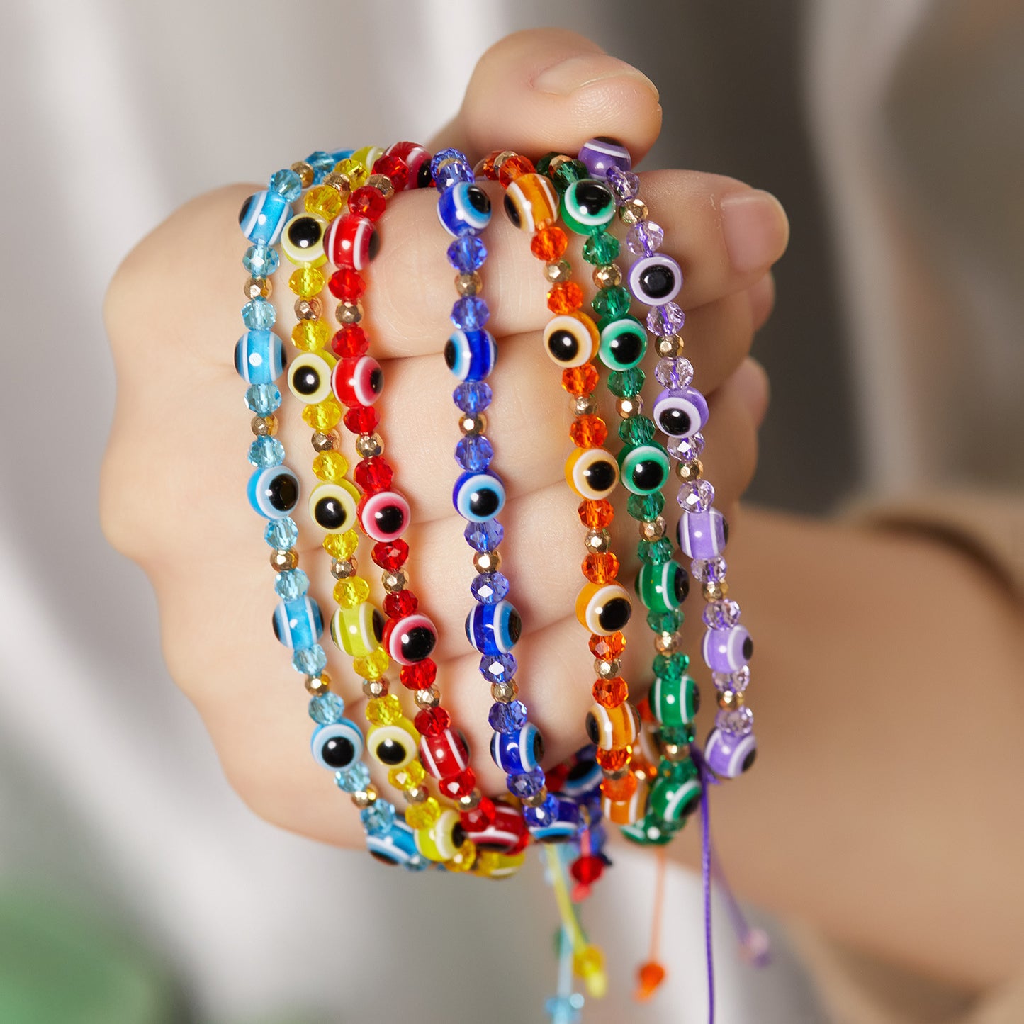 Mystic Eye Crystal Adjustable Bracelet