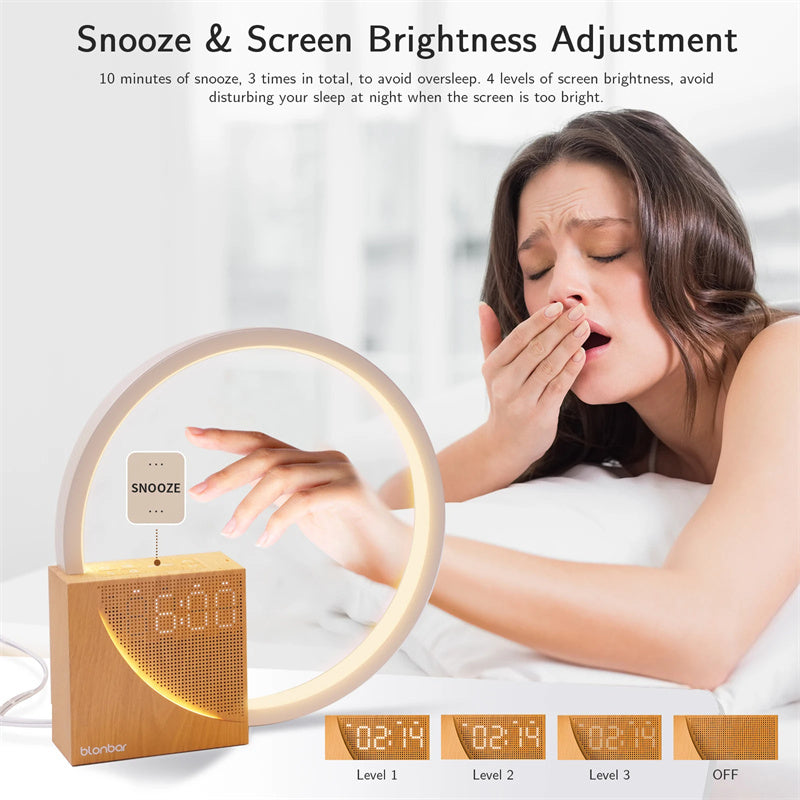 Multifunctional Touch Bedside Lamp with Natural Sounds